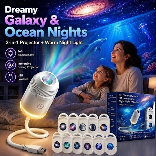 Portable led galaxy ocean - portable,
