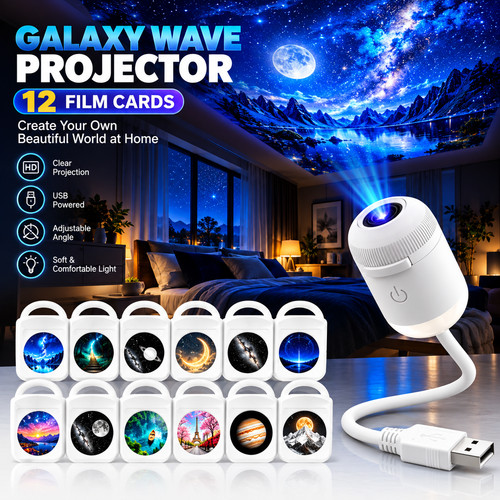 Portable led galaxy - 4k, ocean
