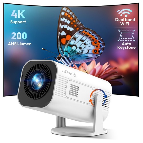 Mini projector support dual - projector, 4k