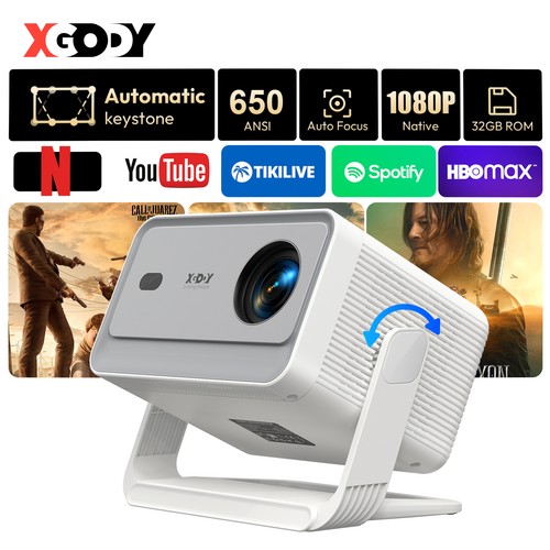 Mini portable projector - 4k, hd