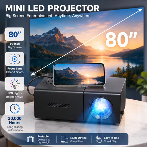 Mini portable 1080p - mini,