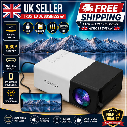 Mini led projector 1080p - led,