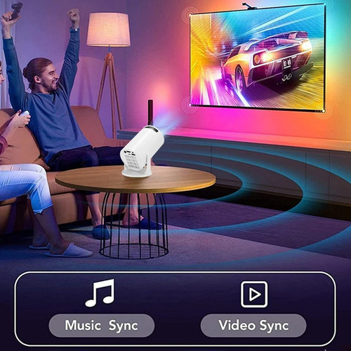 Mini projector portable 4k - projector, hd